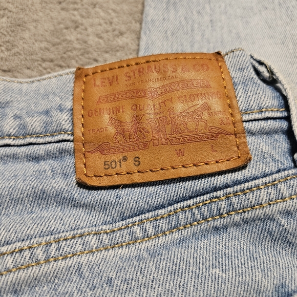 Levi's Women's Premium 501 Skinny High Rise Button Fly Jeans Size 28 - Picture 5 of 12